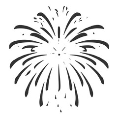 Fototapeta na wymiar illustration of a fireworks vector isolated on white background
