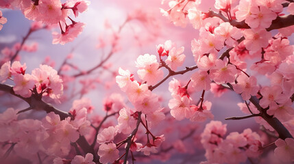 Obraz premium pink cherry blossom