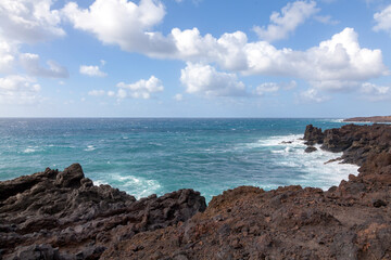 Küste bei Los Hervideros auf Lanzarote