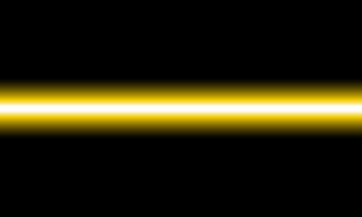 横一直線の黄色い光線の背景