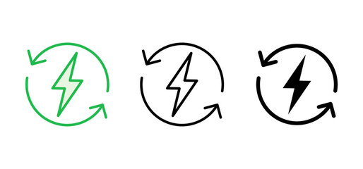 Power icon set. Power Switch Icon. Electric power