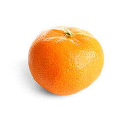Sweet mandarin on white background