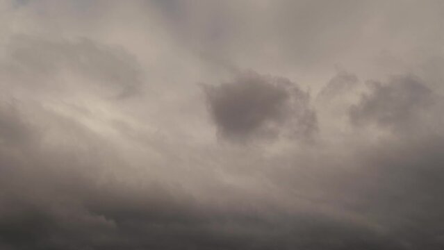 timelapse dark clouds. Rain clouds. clouds gathering for rain. 4K footage