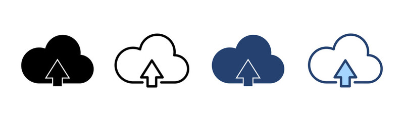 Cloud icon vector. cloud sign and symbol