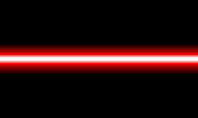 横一直線の赤い光線の背景