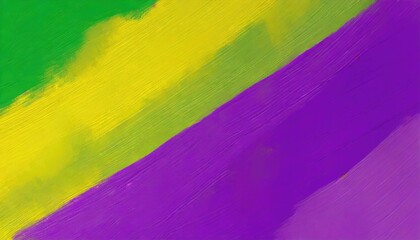 Mardi Gras background. Yellow, purple, and green. Generative AI - obrazy, fototapety, plakaty