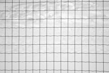 metal mesh chain-link on a white background