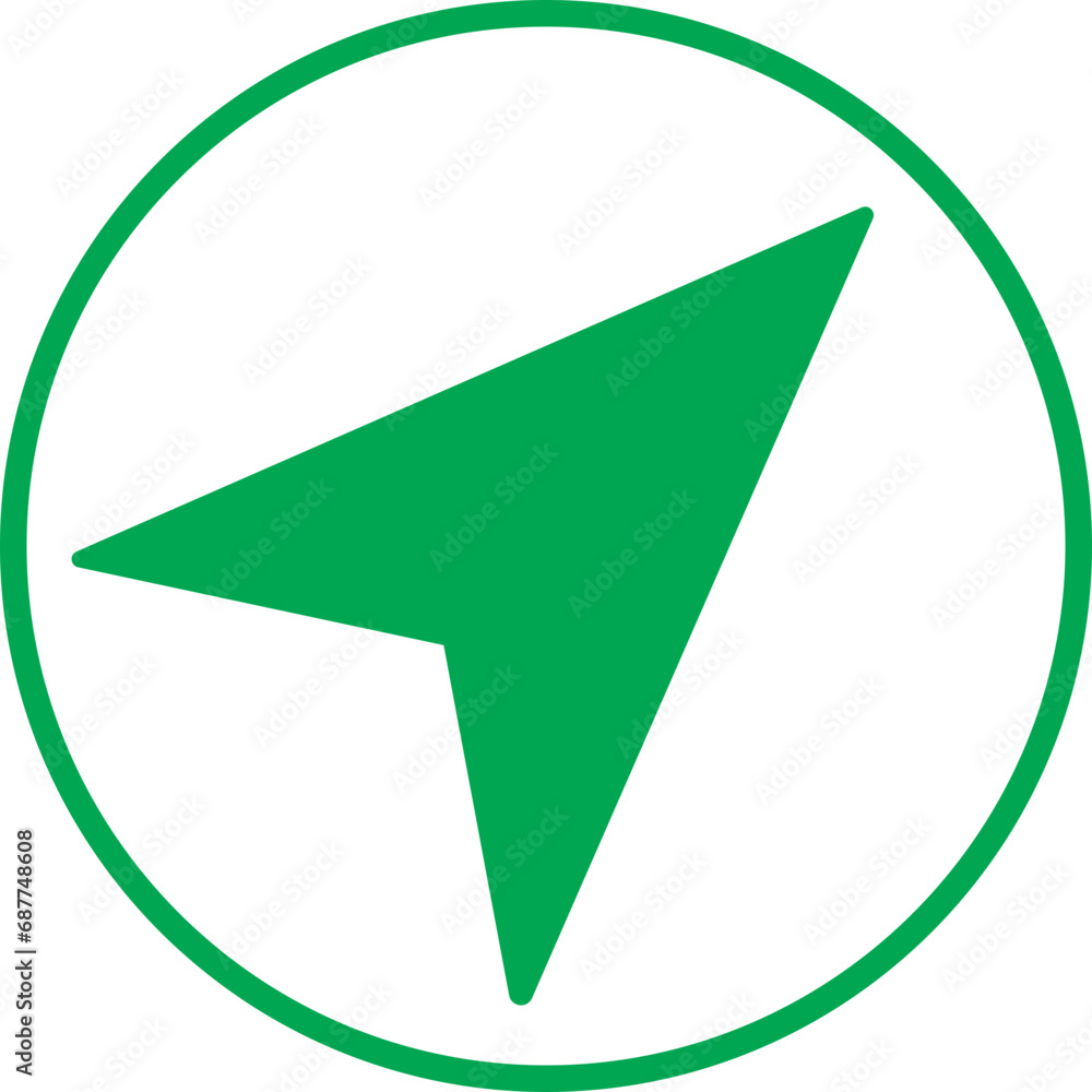 Poster green fill message send icon. direct message or dm vector symbol. send post or mail or email arrow i