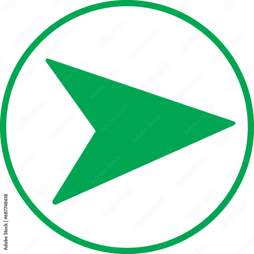Poster green fill message send icon. direct message or dm vector symbol. send post or mail or email arrow i