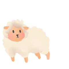 Cute Little Sheep drawing 