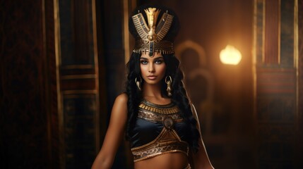 Damas del antiguo Egipto - obrazy, fototapety, plakaty