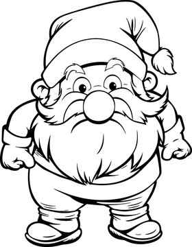 recommend clip art: Gnome dwarf catoon drawing