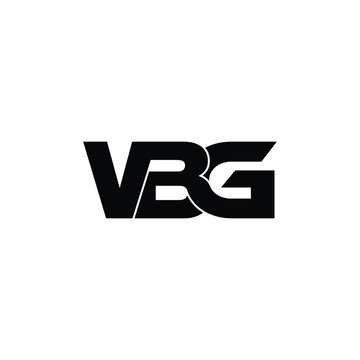 VBG letter monogram logo design vector