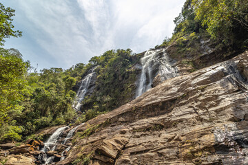 cachoeira na cidade de Rio Acima, Estado de Minas Gerais, Brasil