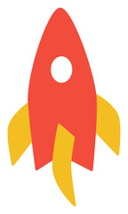 Rocket Sticker Element