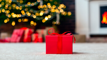 christmas tree with gifts