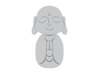 かわいいお地蔵さんのイラスト