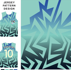 Abstract star concept vector jersey pattern template for printing or sublimation sports uniforms football volleyball basketball e-sports cycling and fishing Free Vector.