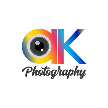 AK Photography logo in illustrator cc 