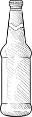 bottle handdrawn illustration