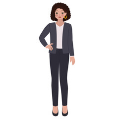 business woman illustration