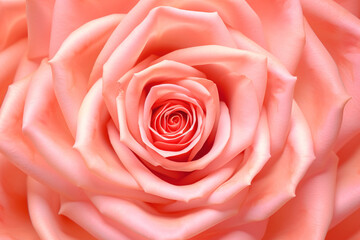 Beautiful pink colored rose flowers petals background using generative AI  