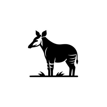 Okapi Logo Monochrome Design Style