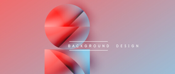 Canvas of minimalistic artistry unfolds - metallic circles and squares in perfect equilibrium. Subtle yet striking, their polished demeanor creates a serene symphony of geometry