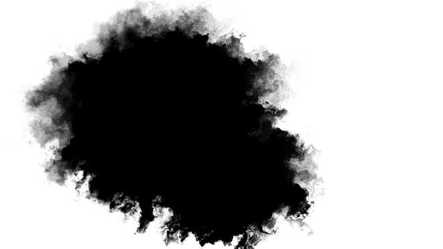 4K Ink pattern. Liquid swirl. Mud fluid spreading dirty grunge texture spatters oil watercolor design mystery abstract. ink spatter paper. drop. overlay. Liquid spill spreading copy space background.
