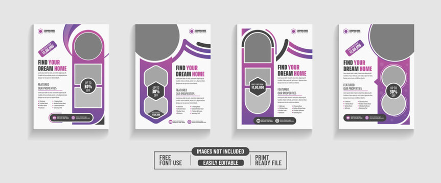 Real Estate Business Flyer Template,Real Estate Flyer Design bundle,Creative and clean real estate flyer,home for sale Flyer Template