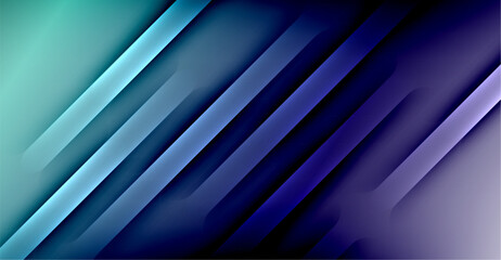 Obraz premium Dynamic Bright Colorful Lines, Shadow Style Stripes Geometric Vector Illustration For Wallpaper, Banner, Background, Card, Book Illustration, landing page