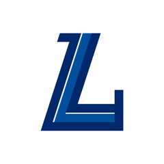 Fototapeta premium Monogram L design vector logo. Monogram initial letter mark L logo design. Monogram design vector logo. Monogram initial letter mark L logo design. Simple L monogram