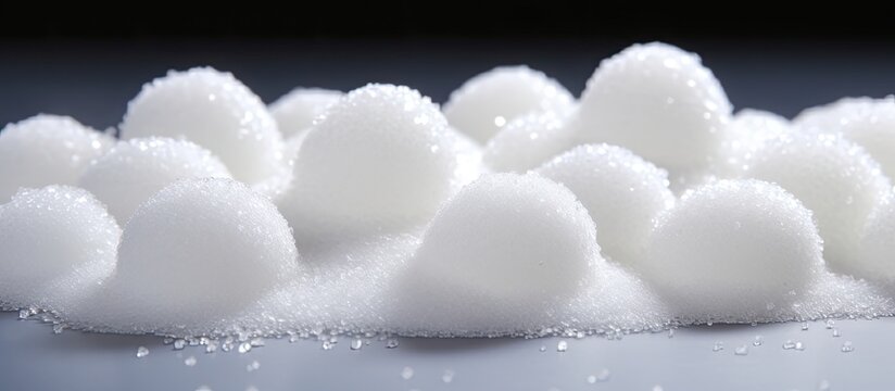 Graupel, known as soft hail or snow pellets.
