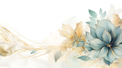 Abstract Mint color background. VIP Invitation, wedding and celebration card.