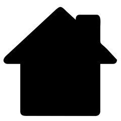 house icon on black