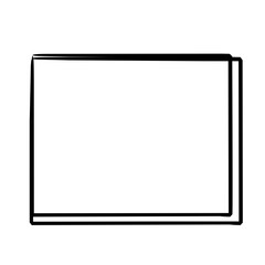 Grunge square and rectangle frames