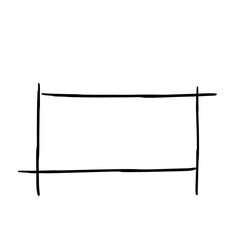 Rectangle frame line
