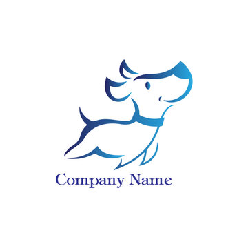Vector Pet Shop Logo Design Template.