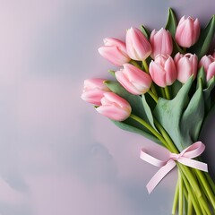 Beautiful flowers image. Generative Ai