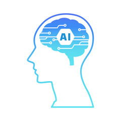 シンプルなAI/人工知能のイメージ