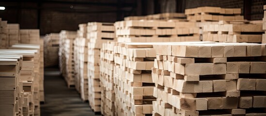 Inventory of silica bricks at factory