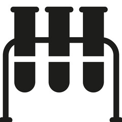 Fototapeta premium Test Tube Bold Icon