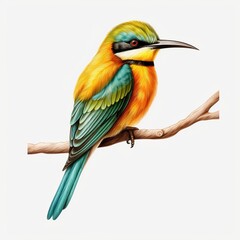 Obraz premium Madagascar Bee-eater full body