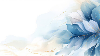 Fototapeta na wymiar Abstract Azure background. VIP Invitation, wedding and celebration card.