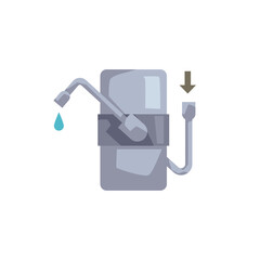 Water filtration in-line system, vector carbonic cartridge and water movement, fast home liquid purification technology