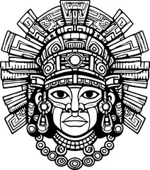 Inca god symbol - obrazy, fototapety, plakaty