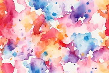 Seamless Abstract Watercolor Paint Texture. Ai generative - obrazy, fototapety, plakaty
