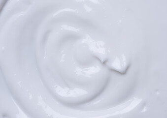 Beauty skincare cream texture. White lotion, moisturizer, creamy cosmetic product background