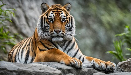 Fototapeta premium tiger in the zoo