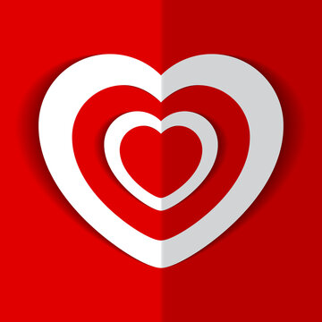 illustration of Heart for Valentine s Day